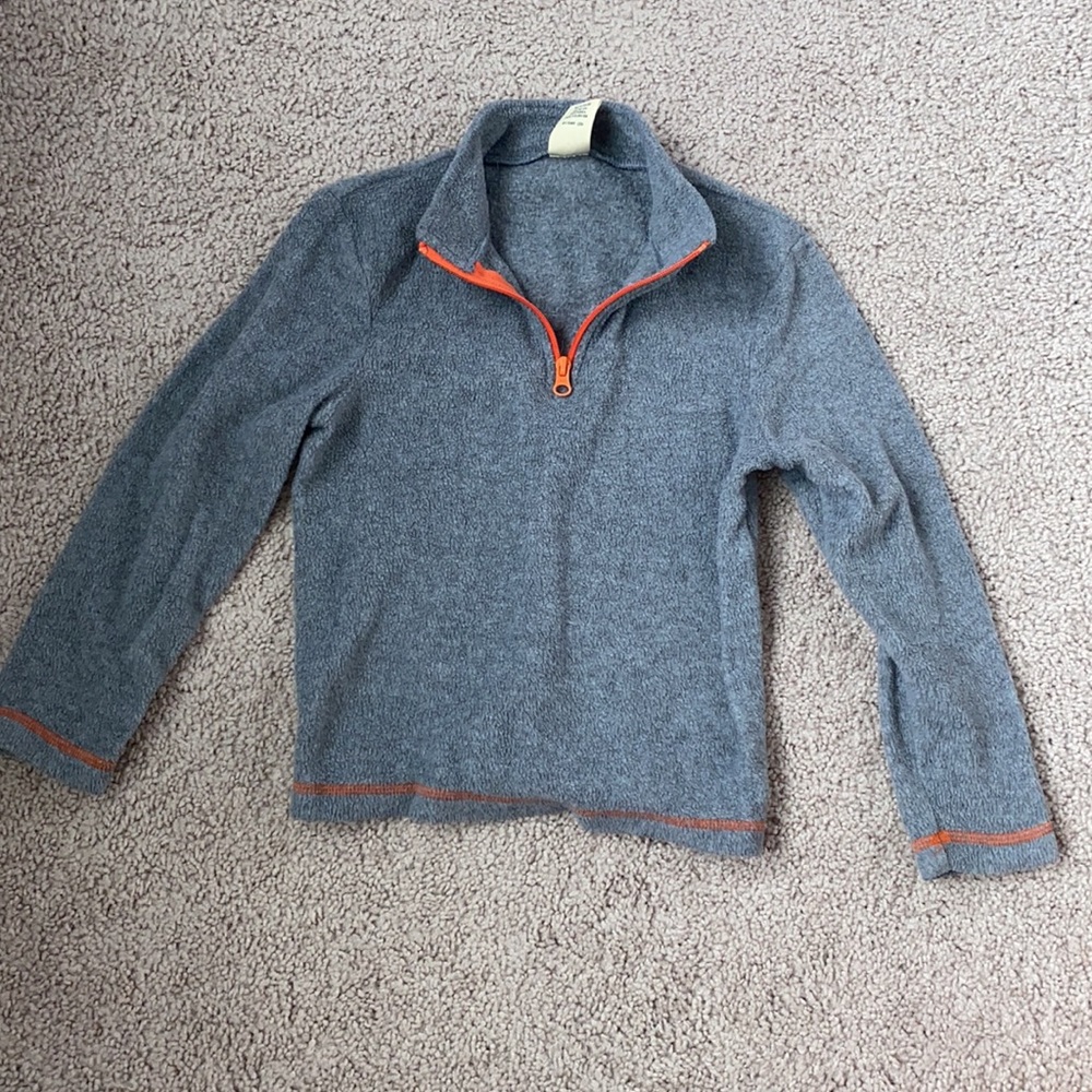 Gray fleece 1/4 zip